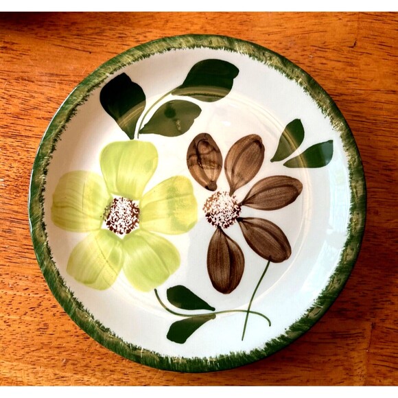 BLUE RIDGE Southern Potteries Bread Plate GREENBRIER PATTERN 1940s USA - Picture 7 of 7